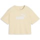 тениска,мъжки,тениски,дамски,тениски,puma,essential,cropped,nº1,logo,relaxed,short,sleeve,t,shirt,beige,(buttercream)