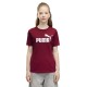 тениска,мъжки,тениски,дамски,тениски,puma,essential,nº1,logo,short,sleeve,t,shirt,red,(garnet,glow)