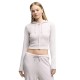 блуза,дамски,блузи,puma,essential,ribbed,soft,touch,full,zip,sweatshirt,white,(misty,pink,heather)