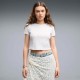 бебешка,фланелка,с,къс,ръкав,дамски,топове,puma,essential,ribbed,baby,short,sleeve,top,white,(white,glow,heather)