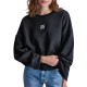 блуза,дамски,блузи,dkny,bubble,sweatshirt,black,(black,silver,black)