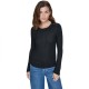 фланелка,с,дълъг,ръкав,дамски,топове,dkny,dw5900326,long,sleeve,top,black,(black,black)