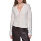 блуза,мъжки,пуловери,дамски,пуловери,dkny,dw7000706,v,neck,sweater,white,(eggnog,white)