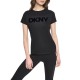 тениска,мъжки,тениски,дамски,тениски,dkny,flocked,logo,short,sleeve,t,shirt,black,(black,black,black)