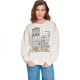 блуза,дамски,блузи,dkny,new,york,downtown,sweatshirt,white,(eggnog,taxi,cab,yell,beige)