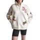 блуза,дамски,блузи,dkny,sport,campus,half,zip,sweatshirt,beige,(eggnog,beige)