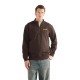 блуза,мъжки,пуловери,wrangler,half,zip,sweatshirt,brown,(chocolate,torte)