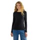 тениска,мъжки,тениски,дамски,тениски,wrangler,variegated,crew,long,sleeve,t,shirt,black,(black)