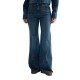 дънки,мъжки,панталони,дамски,панталони,wrangler,western,70s,flare,jeans,blue,(saloon,shadow)