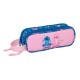 ученически,принадлежности,safta,double,stitch,lio,pencil,case,blue,(multicolor)