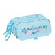 ученически,принадлежности,safta,triple,big,blackfit8,petals,pencil,case,blue,(multicolor)