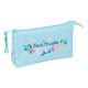 ученически,принадлежности,safta,triple,blackfit8,petals,pencil,case,blue,(multicolor)
