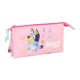ученически,принадлежности,safta,triple,bluey,dance,pencil,case,pink,(multicolor)