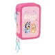 ученически,принадлежности,safta,triple,bluey,dance,pencil,case,37,units,pink,(multicolor)