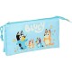 ученически,принадлежности,safta,triple,bluey,ready,pencil,case,blue,(multicolor)