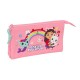 ученически,принадлежности,safta,triple,gabby´´s,dollhouse,pencil,case,pink,(multicolor)