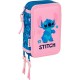 ученически,принадлежности,safta,triple,stitch,lio,pencil,case,37,units,pink,(multicolor)