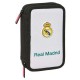 ученически,принадлежности,safta,real,madrid,26,27,double,pencil,case,29,units,white,(multicolor)