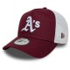 шапка,всички,шапки,new,era,league,essential,trucker,oakland,athletics,cap,red,(dark,red)