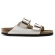 сандали,дамски,сандали,и,чехли,birkenstock,arizona,birko,flor,narrow,sandals,white,(graceful,pearl,white)