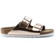 сандали,дамски,сандали,и,чехли,birkenstock,arizona,soft,footbed,natural,leather,narrow,sandals,golden,(metallic,copper)