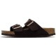 сандали,мъжки,сандали,дамски,сандали,и,чехли,birkenstock,arizona,soft,footbed,suede,leather,narrow,sandals,brown,(mocha)