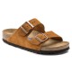 сандали,мъжки,сандали,дамски,сандали,и,чехли,birkenstock,arizona,soft,footbed,suede,leather,narrow,sandals,brown,(mink)