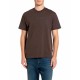 тениска,мъжки,тениски,дамски,тениски,replay,m12be.002.00qmj,short,sleeve,t,shirt,brown,(bracken)
