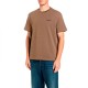 тениска,мъжки,тениски,дамски,тениски,replay,m12bf.003.7242kw,short,sleeve,t,shirt,brown,(mud)