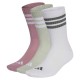 чорапи,мъжки,чорапи,дамски,чорапи,adidas,3,stripes,cushioned,sportswear,crew,socks,3,pairs,multicolor,(magic,mauve,white,halo,green,grey,four)