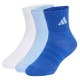 чорапи,мъжки,чорапи,дамски,чорапи,adidas,cushioned,sportswear,ankle,socks,3,pairs,blue,(glow,blue,white,team,royal,blue)