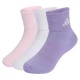 чорапи,мъжки,чорапи,дамски,чорапи,adidas,cushioned,sportswear,ankle,socks,3,pairs,multicolor,(magic,lilac,white,clear,pink)