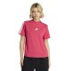 тениска,мъжки,тениски,дамски,тениски,adidas,essentials,3,stripes,cotton,b,short,sleeve,t,shirt,pink,(power,pink,white)