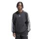 поларена,блуза,мъжки,пуловери,adidas,essentials,3,stripes,fleece,sweatshirt,black,(black,white)