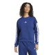 поларена,блуза,дамски,блузи,adidas,essentials,3,stripes,fleece,sweatshirt,blue,(dark,blue,white)