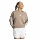 блуза,дамски,блузи,adidas,essentials,3,stripes,french,terry,sweatshirt,brown,(khaki,six,white)