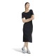 рокля,дамски,поли,и,рокли,adidas,kit,small,logo,rib,short,sleeve,midi,dress,black,(black)