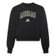 блуза,детски,блузи,adidas,seasonals,collegiate,typography,v,neck,sweatshirt,black,(black,off,white)