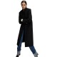 палто,мъжки,якета,lee,long,wool,relaxed,fit,coat,black,(black)