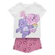 пижама,детски,пижами,care,bears,single,jersey,care,bears,short,sleeve,pyjama,white,pink,(pink)