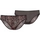 слипове,дамско,бельо,дамски,бикини,и,танкини,puma,animal,mesh,briefs,panties,2,units,brown,(black,combo)