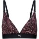 дамско,бельо,дамски,бикини,и,танкини,puma,animal,mesh,triangle,bra,purple,(black,combo)
