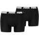 боксерки,мъжко,бельо,puma,everyday,basic,boxers,2,units,black,(black,black)
