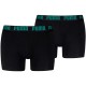 боксерки,мъжко,бельо,puma,everyday,basic,boxers,2,units,black,(black,mint)
