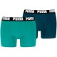 боксерки,мъжко,бельо,puma,everyday,basic,boxers,2,units,green,blue,(petrol,mint)