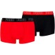 боксерки,мъжко,бельо,puma,everyday,basic,trunk,boxers,2,units,red,black,(red,black)