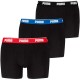 боксерки,мъжко,бельо,puma,everyday,basics,boxers,3,units,black,(red,blue,black)