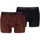 боксерки,мъжко,бельо,puma,graphical,print,boxers,2,units,brown,black,(black,chocolate,fondue)