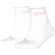 чорапи,мъжки,чорапи,дамски,чорапи,puma,logo,quarter,socks,2,pairs,white,(white,mauve,aqua)