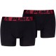 боксерки,мъжко,бельо,puma,striped,elastic,boxers,2,units,black,(black,regal,red)